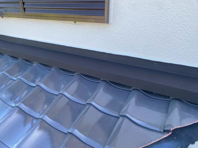 姫路市で板金施工による雨仕舞い